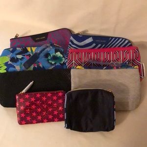 Assortment of 8 Cosmetic Bags Brand New